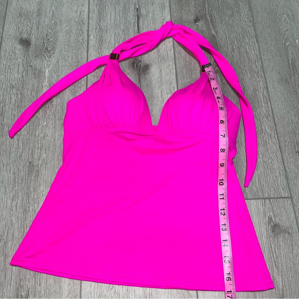 VS Tankini Swim Pink Halter Top Padded - Picture 8 of 9